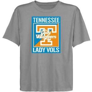  UT Vols T Shirt : Tennessee Lady Vols Youth Ash Stencil T 