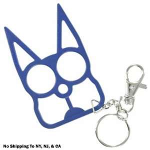  Cat Self Defense Keychain   Blue: Everything Else