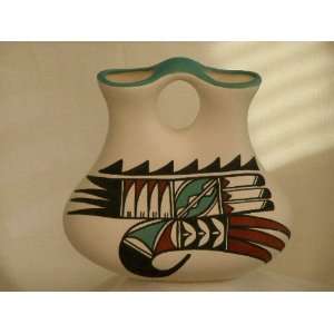   Ysleta Del Sur Pueblo  Tigua Indian Wedding Vase (e): Home & Kitchen