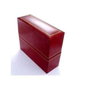  Red Classic Leatherette Small Bangle Jewelry Gift Boxe 