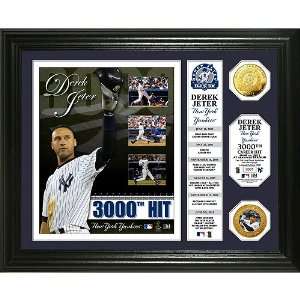  New York Yankees Derek Jeter 3000th Hit DJ3K Banner 24KT 