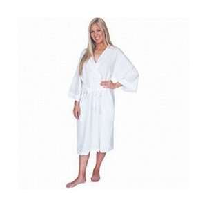  Scalpmaster Silk Spa Client Robe, White (3076) Beauty