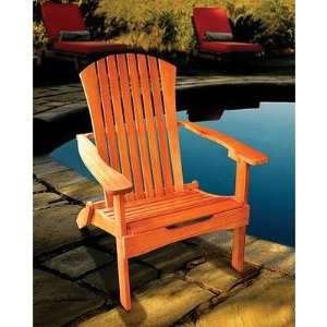   Chair (Natural Wood) (41H x 35W x 31D): Patio, Lawn & Garden