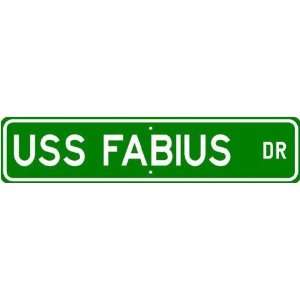  USS FABIUS ARVA 5 Street Sign   Navy: Sports & Outdoors