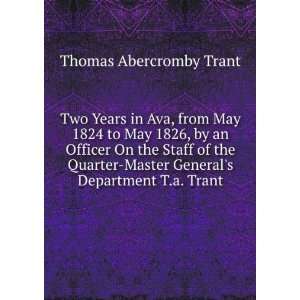   Department T.a. Trant.: Thomas Abercromby Trant:  Books