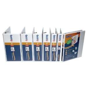  1 White QuickFit Round Ring Binder: Office Products