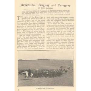 1909 Argentina Uruguay Paraguay Asuncion Buenos Aires 