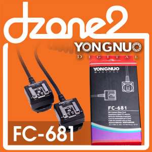 YONGNUO FC 681 OC E3 TTL Remote Cord 3M for Canon #F329  