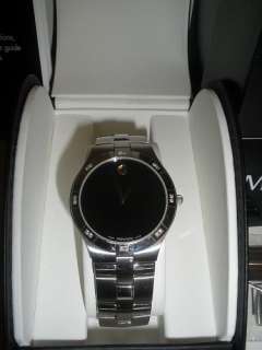 MOVADO JURO 0605721 stainless steel watch with diamonds  