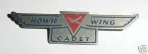 Howie Wing Aviation Cadet Wings Radio Premium  