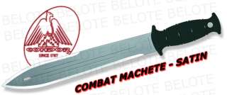 Condor Combat Machete SATIN w/ Leather Sheath CTK3006SB  