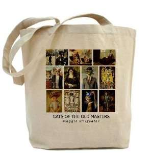  Cats of the Old Masters Humor Tote Bag by  