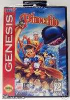 Pinocchio (Sega Genesis) FACTORY SEALED NEW!!! 785138340098  