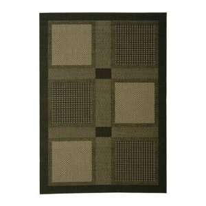  Safavieh CY1928 3908 Courtyard Collection Black and Sand 