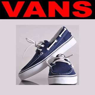 VANS SHOES zapato Del Barco NAVY ALL SIZE US (5)~(13)  