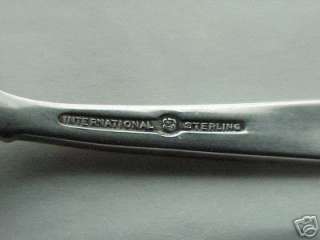 Silver Rhythm Salad Fork by International Sterling  