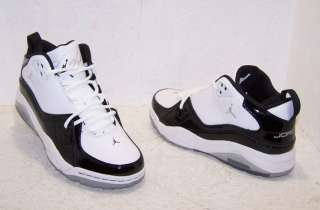 Nike Jordan Elements Basketball Sneakers Leather White Black Mens Size 