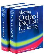 Shorter Oxford English Dictionary (2 Volume Set), (0198604572 