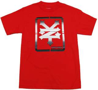 ZOO YORK Mens Red/Black Visor Tee Shirt NWT $22  