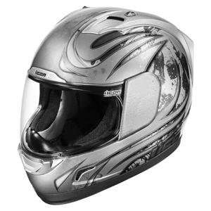    Icon Alliance Threshold Helmet   3X Large/Silver Automotive