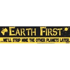  3x11 Funny Environmental Conservation Awareness Bumper 