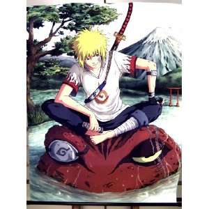  Naruto: Yondaime Hokage on Elder Toad Wallscroll: Toys 