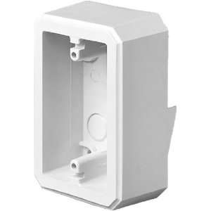   Inch Lap Weatherproof Flanged Outlet Switch Box, White, 1 Pack