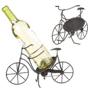  Pack of 4 Whimsical Bicycle Seat Wine Bottle Holders: Home 
