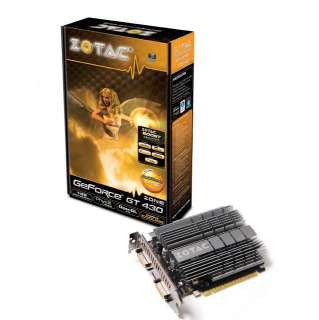 ZOTAC nVidia GeForce GT430 1GB DDR3 2DVI/Mini HDMI PCI Express Video 