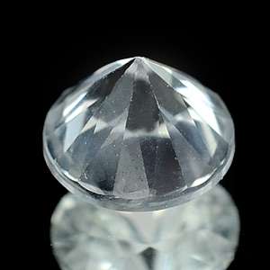   99 Round Diamond Cut Natural White Zircon Cambodia Gemstone  