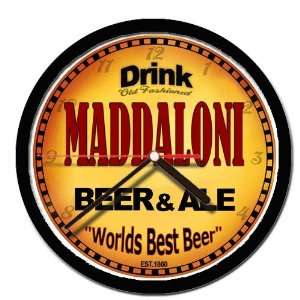  MADDALONI beer and ale cerveza wall clock: Everything Else