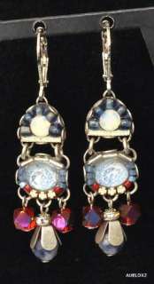 Gorgeous New AYALA BAR BLUEBERRY HILL Classic Wire Earrings Spring 