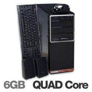     Intel Core 2 Quad Q6600 2.40GHz, 6GB DDR2, 640GB, DVDRW RAM Labelf