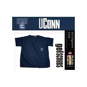  Connecticut Huskies Scrub Style Top from Gel Scrub (with 