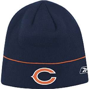    Men`s Chicago Bears Coaches Knit Cuffless Hat: Sports & Outdoors