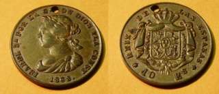 Coin Counter Spain 1868 10 Escuedos (ContemporaryCopy)  