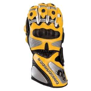  Dragon Rider GP Pro Motorcycle Glove   Yellow   Large 