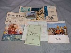 White Star Line Cruises Homeric Memorabilia Collection  