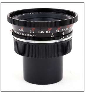 Leica Super Angulon R 21mm f/3.4 w/12511E VIII hood  