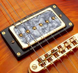 GFS Dream 90 P90 in Humbucker Case BK/Pearl Gold I10  