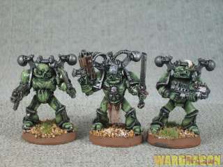 25mm Warhammer 40K WDS painted Chaos Space Plague Marines c21  