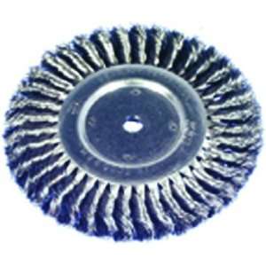  Twisted Wire Wheel Brush (4   Super Duty, 3/8 1/2 Arbor 