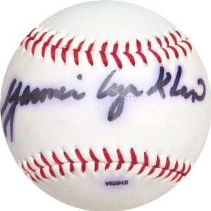  Princess Yasmin Aga Khan Autographed Baseball   Sports 