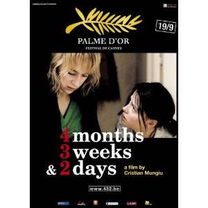 4 Months, 3 Weeks, and 2 Days Movie Poster (27 x 40 Inches 