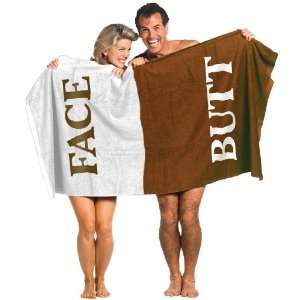   Embroidered Lettering Color Coded Comedic Body Towel 