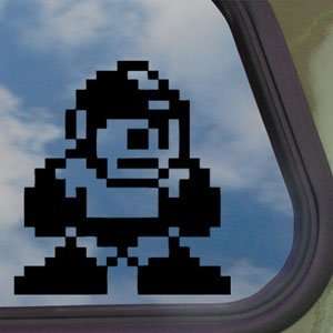 Mega Man Black Decal Classic Car Truck Bumper Window Sticker