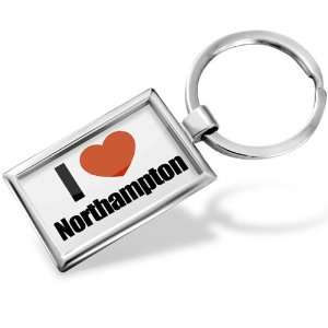 Keychain I Love Northampton region: East Midlands, England   Hand 