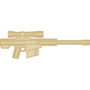   Scale LOOSE Weapon High Caliber Sniper Rifle HCSR Tan: Toys & Games
