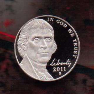 2011 S JEFFERSON NICKEL PROOF SHARP CAMEO LQQK★♫♥★♫