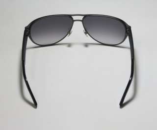 NEW BOUCHERON 105 MATTE GRAY/BLACK AVIATOR METALLIC DESIGNER 